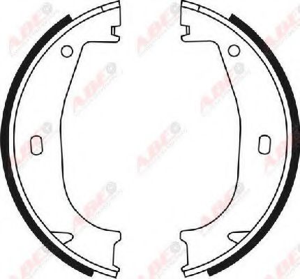 комплект спирачна челюст, ръчна спирачка