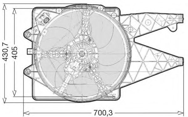вентилатор, охлаждане на двигателя