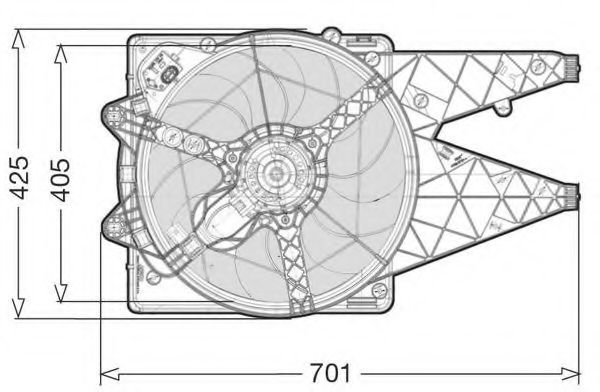 вентилатор, охлаждане на двигателя