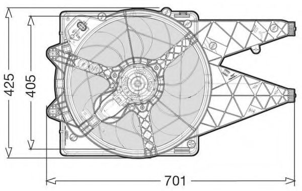 вентилатор, охлаждане на двигателя