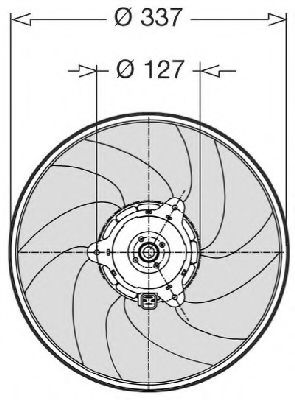 вентилатор, охлаждане на двигателя