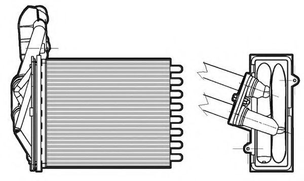 топлообменник, отопление на вътрешното пространство