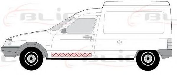 врата, каросерия 6015-00-0516131P