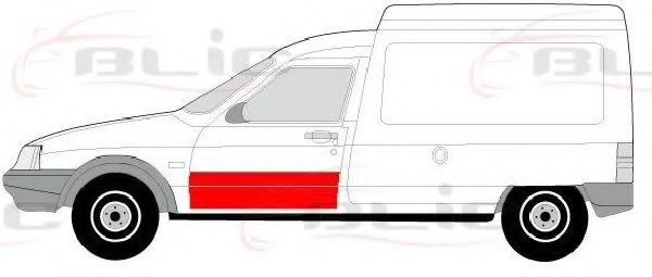 врата, каросерия 6015-00-0516141P