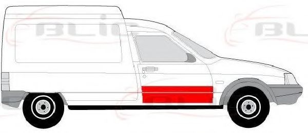 врата, каросерия 6015-00-0516142P