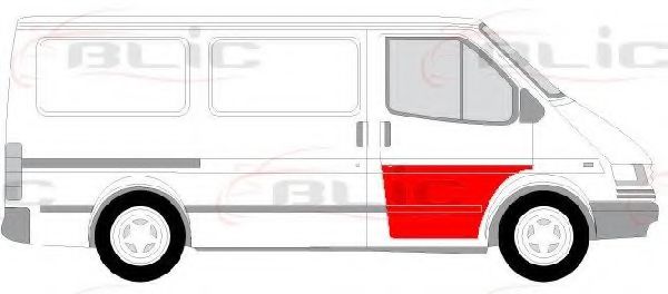 врата, каросерия 6015-00-2515124P