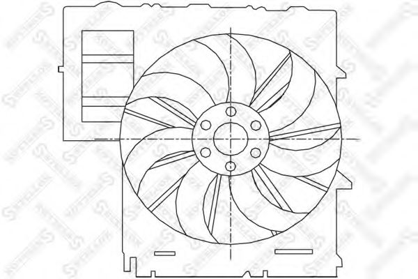 вентилатор, охлаждане на двигателя
