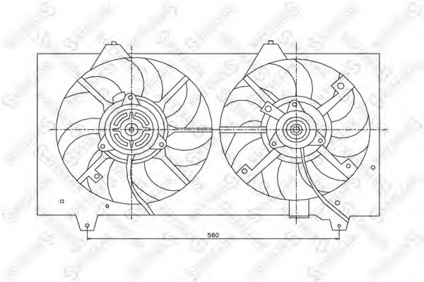 вентилатор, охлаждане на двигателя