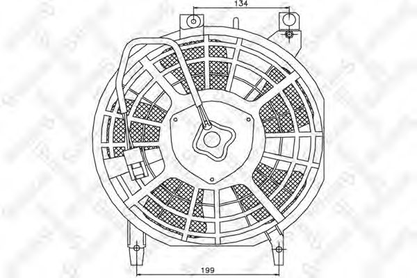 вентилатор, охлаждане на двигателя