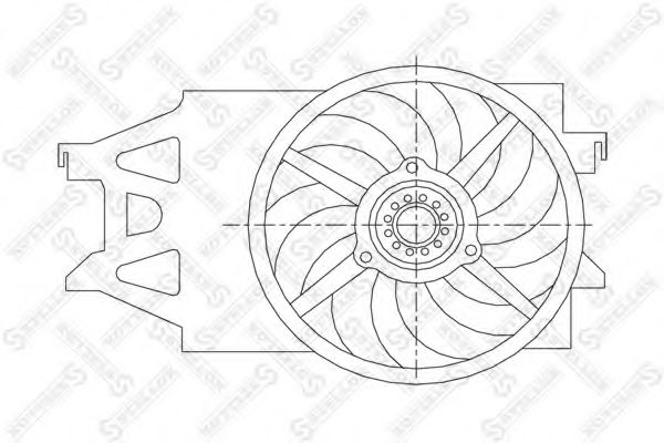 вентилатор, охлаждане на двигателя