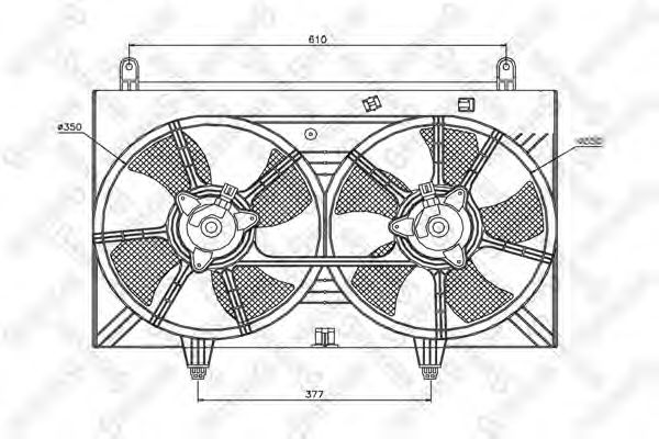 вентилатор, охлаждане на двигателя