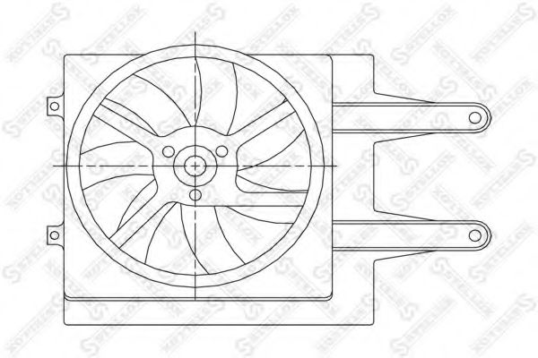 вентилатор, охлаждане на двигателя