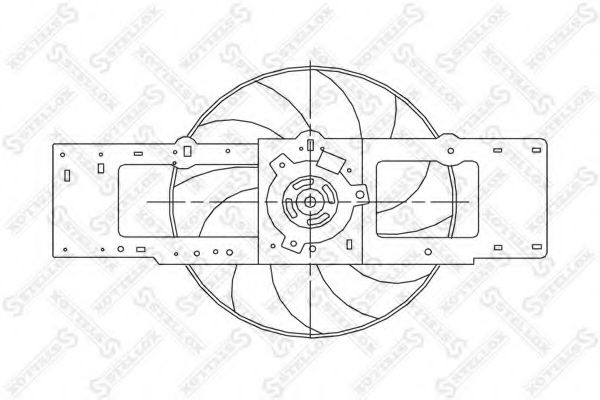вентилатор, охлаждане на двигателя