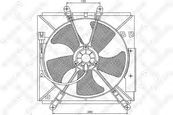 вентилатор, охлаждане на двигателя