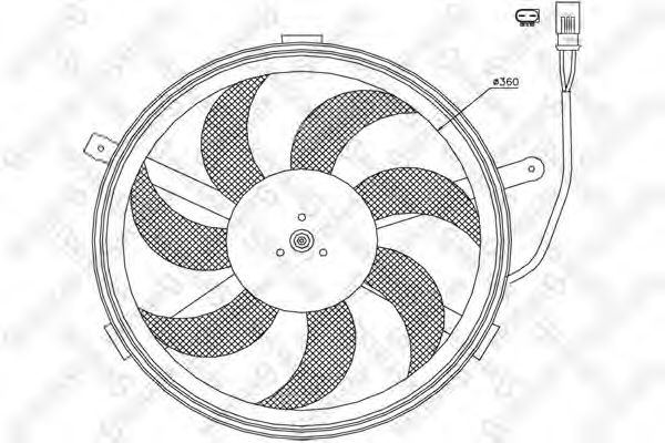 вентилатор, охлаждане на двигателя