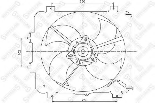 вентилатор, охлаждане на двигателя