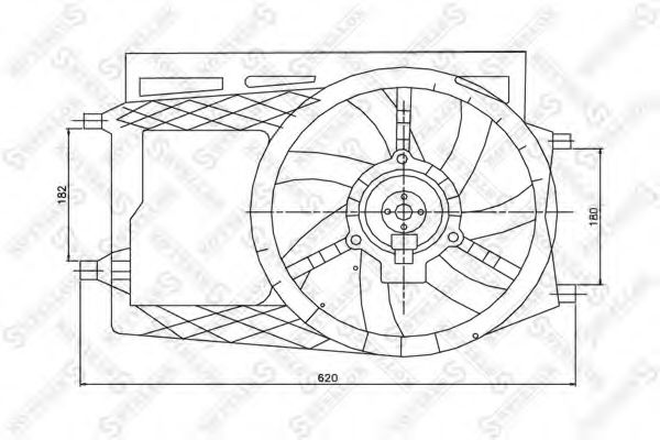 вентилатор, охлаждане на двигателя