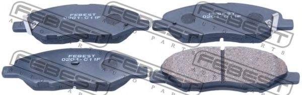комплект спирачно феродо, дискови спирачки