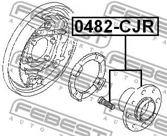 главина на колелото 0482-CJR