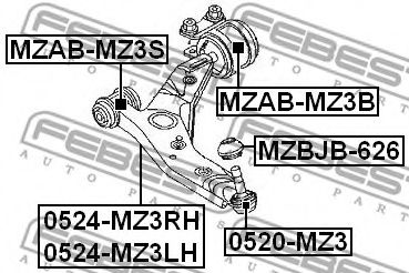 Шарнири 0520-MZ3