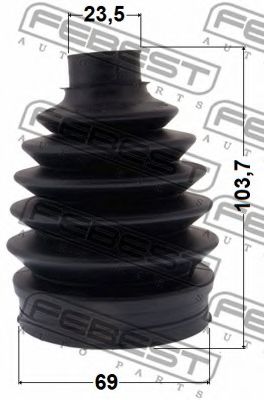 маншон, полуоска 2117P-KUGR