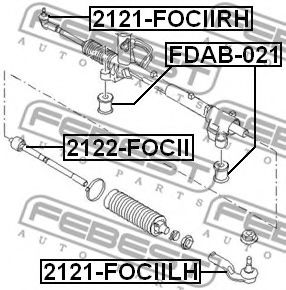 накрайник на напречна кормилна щанга 2121-FOCIILH