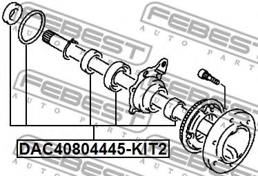 комплект колесен лагер DAC40804445-KIT2