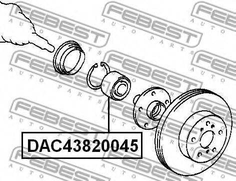 колесен лагер DAC43820045