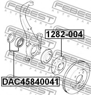 колесен лагер DAC45840041