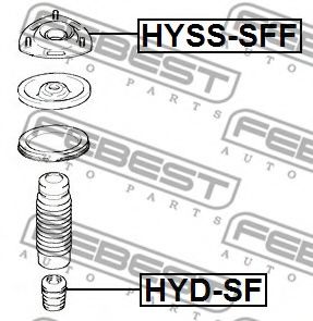 окачване, амортисьор HYSS-SFF