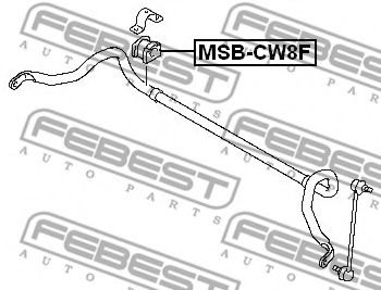 тампони, стаб. щанга MSB-CW8F