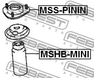 предпазна капачка/маншон, амортисьор MSHB-MINI