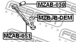 тампон, носач MZAB-051
