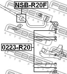 тампони, стаб. щанга NSB-R20F