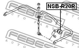 тампони, стаб. щанга NSB-R20R