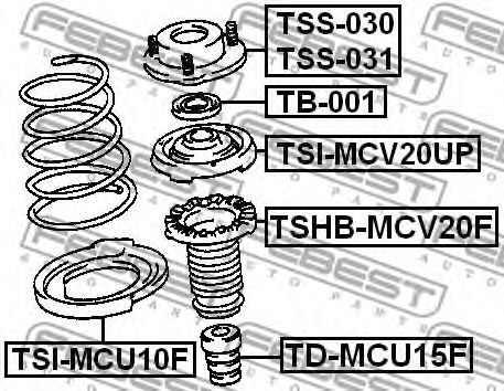 амортисьор TD-MCU15F