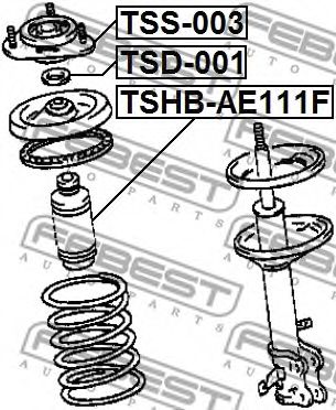 предпазна капачка/маншон, амортисьор TSHB-AE111F
