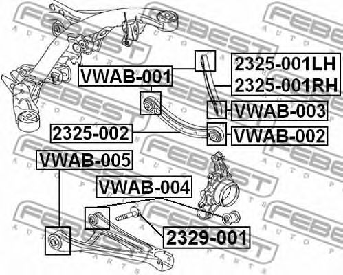 тампон, носач VWAB-005