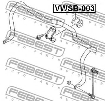 тампони, стаб. щанга VWSB-003