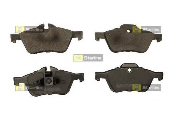 комплект спирачно феродо, дискови спирачки BD S494