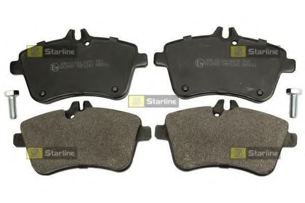 комплект спирачно феродо, дискови спирачки BD S660