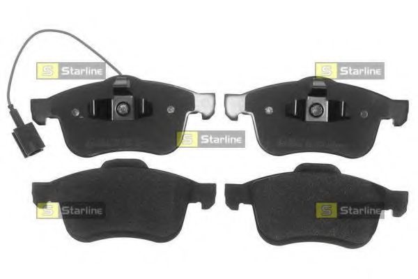 комплект спирачно феродо, дискови спирачки BD S712