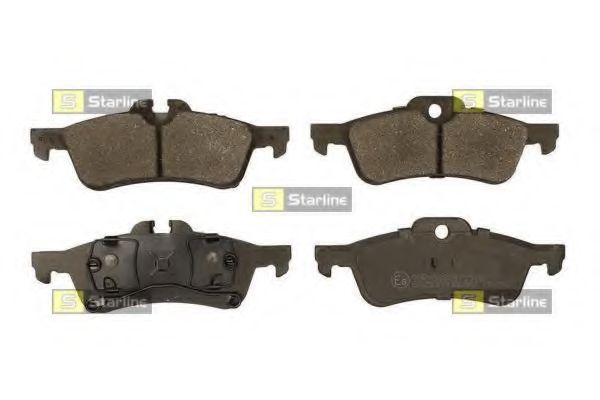 комплект спирачно феродо, дискови спирачки BD S845P