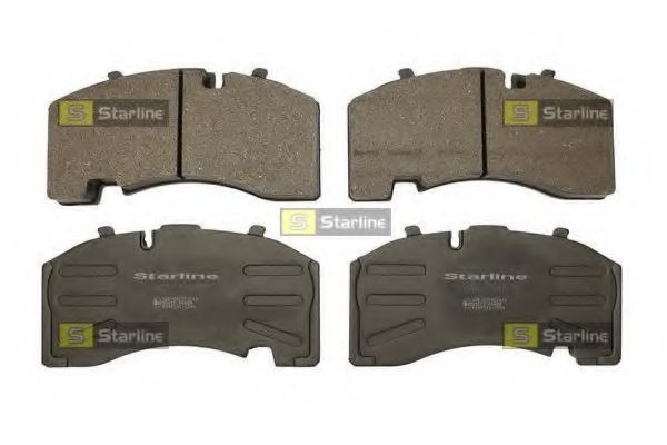 комплект спирачно феродо, дискови спирачки BD T002