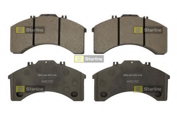 комплект спирачно феродо, дискови спирачки BD T031