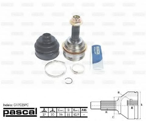 каре комплект, полуоска