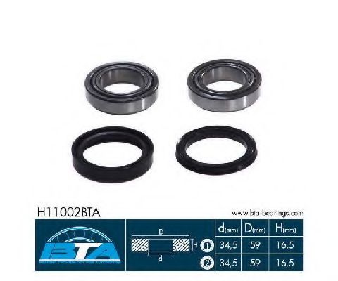 комплект колесен лагер H11002BTA