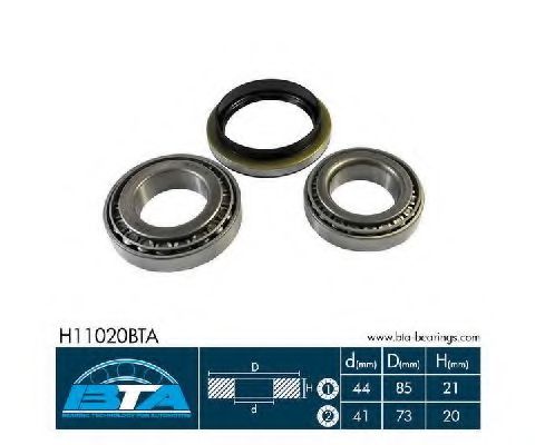 комплект колесен лагер H11020BTA