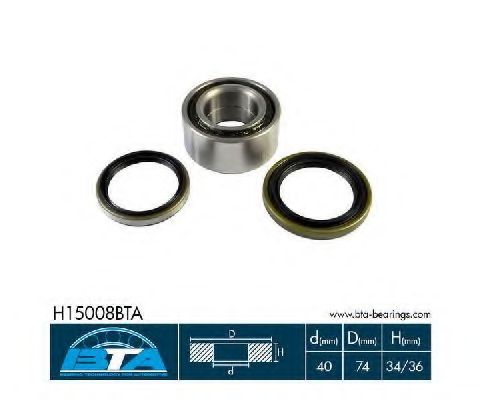 комплект колесен лагер H15008BTA