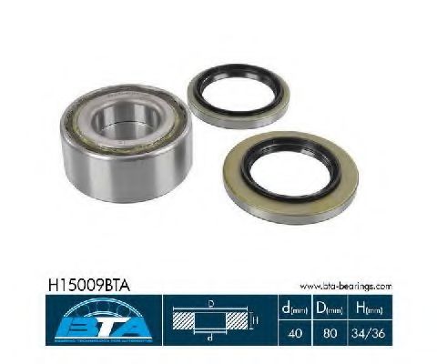 комплект колесен лагер H15009BTA